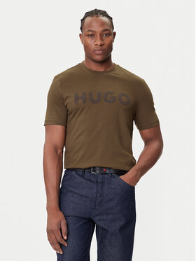 HUGO HUGO Póló Dulivio 50542737 Khaki Regular Fit