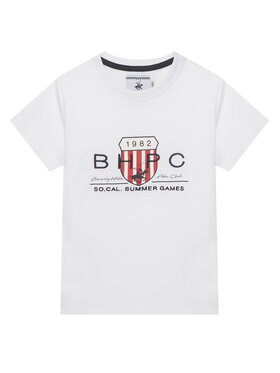 Beverly Hills Polo Club Beverly Hills Polo Club T-Shirt P-SS26B-TS414011 Λευκό Regular Fit