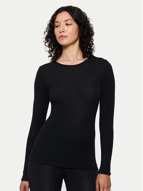 Triumph Triumph Pižamos palaidinė Beauty Layers 10225656 Juoda Slim Fit