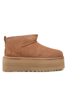 Ugg Schneeschuhe Ugg W Classic Ultra Mini Platform 1135092 Braun