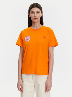adidas adidas Футболка FARM Graphic JD6293 Оранжевий Regular Fit