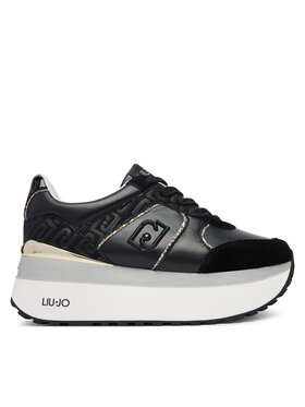 Liu Jo Sneakersy Liu Jo Maxi Wonder Plus 02 BF6009 PX900 Čierna