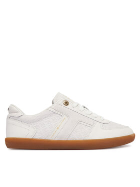 Tommy Hilfiger Snīkeri Tommy Hilfiger Th Tribeca Sneaker Monogram FW0FW09691 Balts