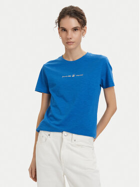 Beverly Hills Polo Club Beverly Hills Polo Club Camiseta P-SS26W-TS6510 Azul Regular Fit
