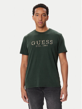 Guess Guess Camiseta M6BI73 K6674 Verde oscuro Regular Fit