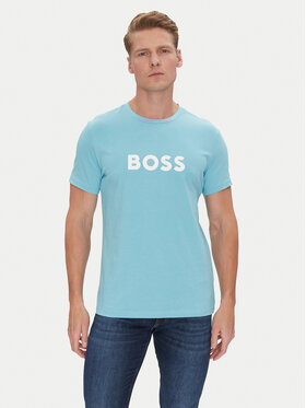 BOSS BOSS T-shirt 50491706 Plava Regular Fit