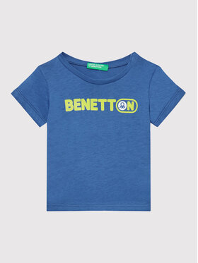 United Colors Of Benetton United Colors Of Benetton Футболка 3I1XG102N Голубий Regular Fit
