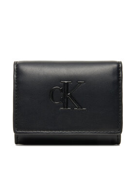 Calvin Klein Maks Calvin Klein Bold Ck Medium Bifold LV04F1047G Melns