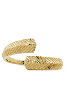 Fossil Gredzens Fossil JF04536710 Zelta