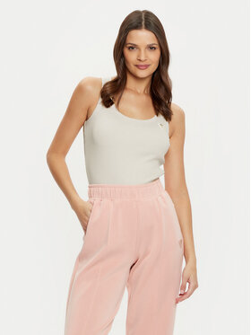 Guess Guess Top V4YP06 K8RT2 Écru Regular Fit