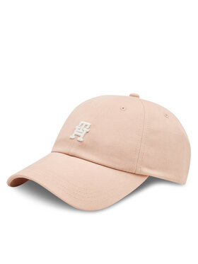 Tommy Hilfiger Gorra con visera Tommy Hilfiger Utility Soft Cap AW0AW16363 Rosa