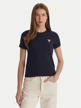 Guess Guess Футболка W2YI44 J1314 Cиній Regular Fit