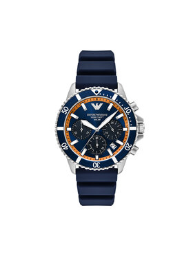 Emporio Armani Hodinky Emporio Armani World Explorer AR11696 Tmavomodrá