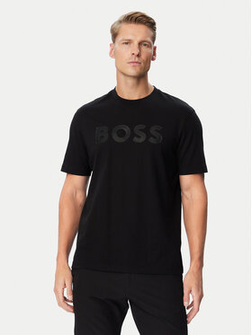 BOSS BOSS Camiseta Structure Logo 50566883 Negro Regular Fit