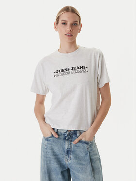 Guess Jeans Guess Jeans Camiseta W6GI04 K8HM0 Gris Regular Fit