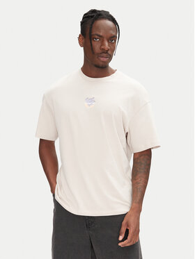 Jack & Jones Jack & Jones Marškinėliai Ames 12268471 Smėlio Relaxed Fit