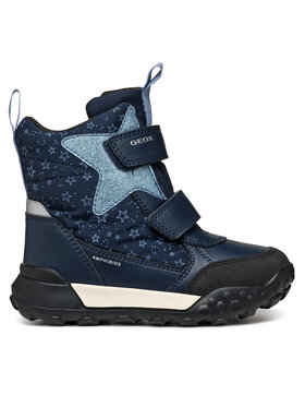 Geox Snehule Geox J Trekkyup Girl B Ab J46M7C 0MNBC CF44Y D Tmavomodrá