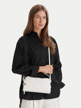 Calvin Klein Τσάντα Calvin Klein Emblem Trio Top Handle Camera Ba LV04F3370G Λευκό