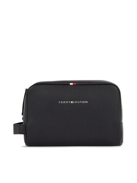 Tommy Hilfiger Kosmetiktasche Tommy Hilfiger Essential PU AM0AM09508 Schwarz