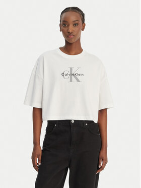 Calvin Klein Jeans Calvin Klein Jeans Camiseta LV047F828G Blanco Boxy Fit