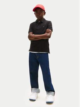 Tommy Hilfiger Tommy Hilfiger Polo Flag KB0KB09103 Negro Regular Fit