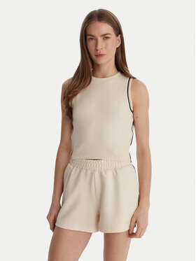 Guess Guess Top V6GP17 K3215 Écru Regular Fit