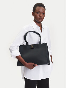 Tommy Hilfiger Kabelka Tommy Hilfiger Th Her Tote AW0AW17191 Černá