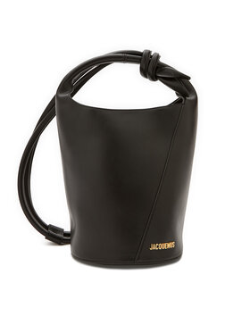 JACQUEMUS Ruksak JACQUEMUS Le Petit Tourni 245BA366-3173 Čierna