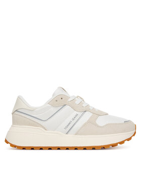 Tommy Jeans Sneakersy Tommy Jeans Tjw Cleated Runner EN0EN02788 Biela