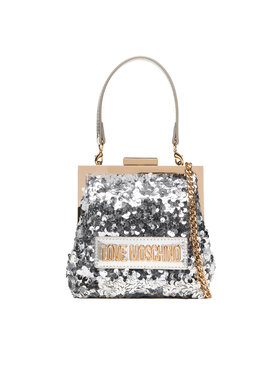LOVE MOSCHINO Kabelka LOVE MOSCHINO JC4146PP0NKK190A Stříbrná
