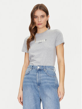Guess Jeans Guess Jeans Футболка W5RI54 J1314 Сірий Regular Fit