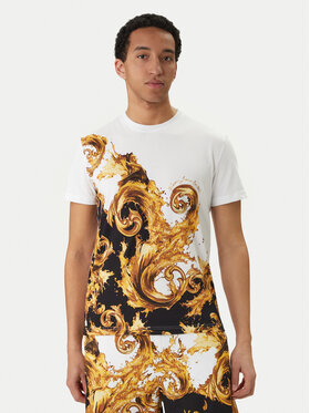 Versace Jeans Couture Versace Jeans Couture Camiseta 80GAH6SB JS541 Blanco Slim Fit