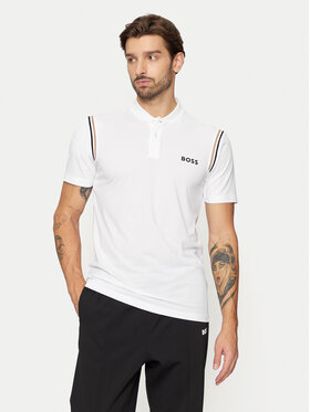 BOSS Boss Футболка Pariq 50534347 Білий Slim Fit