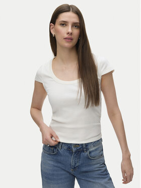 Vero Moda Vero Moda Camiseta Chloe 10344953 Blanco Slim Fit