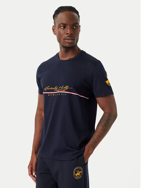Beverly Hills Polo Club Beverly Hills Polo Club Camiseta P-SS26M-TS1519 Azul marino Regular Fit