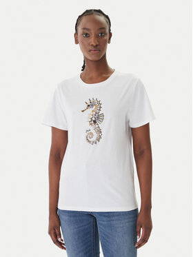 Liu Jo Liu Jo Camiseta WA6237 JS923 Blanco Regular Fit