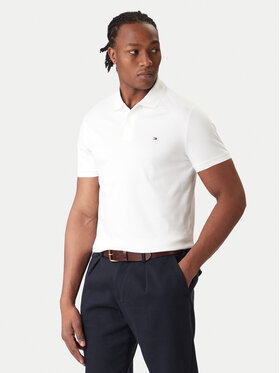 Tommy Hilfiger Tommy Hilfiger Polo marškinėliai Essential MW0MW35585 Balta Regular Fit