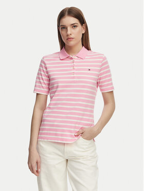 Tommy Hilfiger Tommy Hilfiger Polo 1985 WW0WW43224 Rosa claro Regular Fit