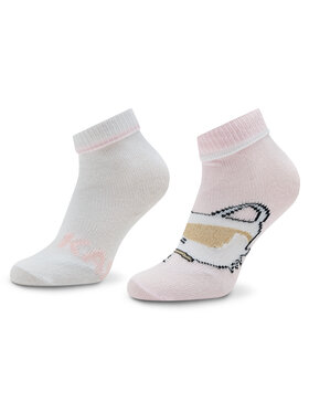 Karl Lagerfeld Kids Krátke ponožky Karl Lagerfeld Kids Z90039 Ružová