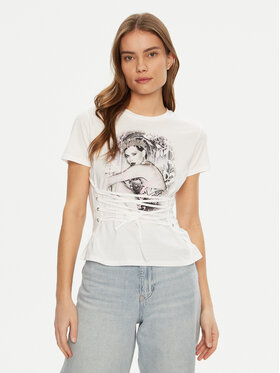 Guess Guess Футболка W5RI32 K9RM1 Білий Regular Fit