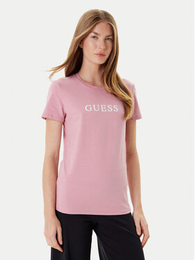 Guess Guess Футболка O5RI01 KBBU1 Рожевий Regular Fit