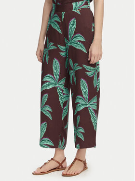 LOLA CASADEMUNT LOLA CASADEMUNT Pantalones de tela LS2614055 Marrón Relaxed Fit