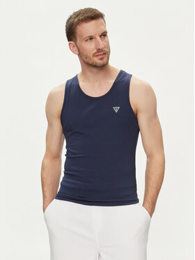 Guess Guess Майка U97M02 KCD31 Cиній Regular Fit