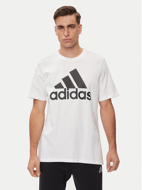 adidas adidas Póló Essentials Single Jersey Big Logo T-Shirt IC9349 Fehér Regular Fit
