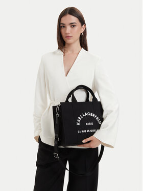 KARL LAGERFELD Handtasche KARL LAGERFELD A1W50010 Schwarz