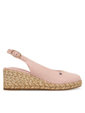 Tommy Hilfiger Alpargatas Tommy Hilfiger Mid Wedge Espad Slingback Speck FW0FW09472 Rosa