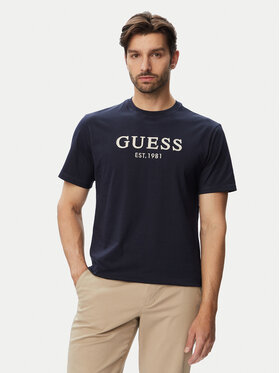 Guess Guess Футболка M6YI41 K4227 Cиній Regular Fit