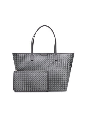 Tory Burch Kabelka Tory Burch Basketweave Tote 145634 Sivá