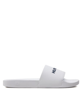 Tommy Hilfiger Iešļūcenes Tommy Hilfiger Hilfiger 85 Pool Slide FM0FM05021 Balts