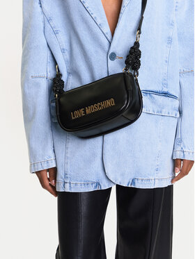 LOVE MOSCHINO Ročna torba LOVE MOSCHINO JC4235PP0MKL0000 Črna